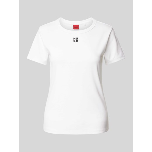 T-shirt z wyhaftowanym logo model ‘Deloris’ ze sklepu Peek&Cloppenburg  w kategorii Bluzki damskie - zdjęcie 170728080
