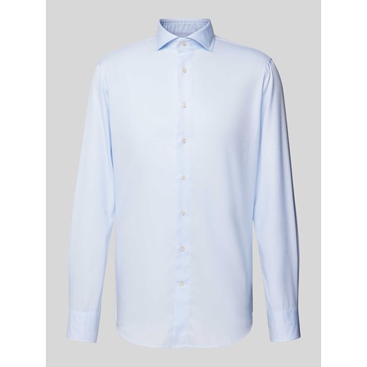 Koszula biznesowa o kroju slim fit z kołnierzykiem typu cutaway ze sklepu Peek&Cloppenburg  w kategorii Koszule męskie - zdjęcie 170728151