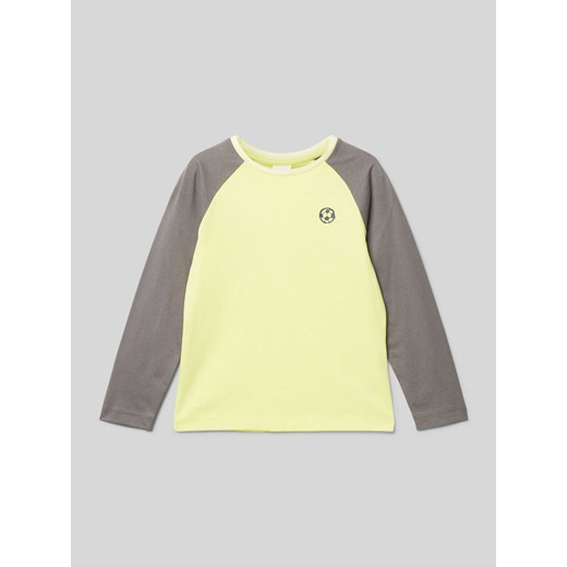 Bluzka z długim rękawem i nadrukiem z motywem i napisem z tyłu ze sklepu Peek&Cloppenburg  w kategorii T-shirty chłopięce - zdjęcie 170728211