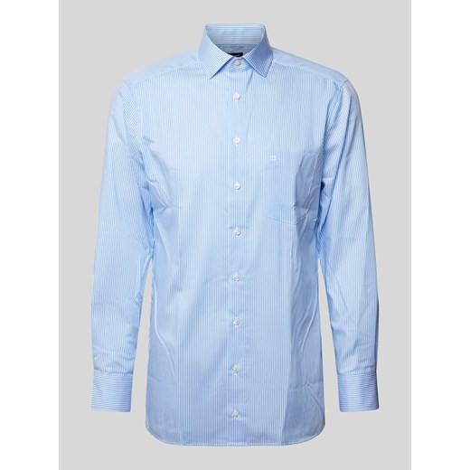 Koszula biznesowa o kroju modern fit ze wzorem w paski ze sklepu Peek&Cloppenburg  w kategorii Koszule męskie - zdjęcie 170728262