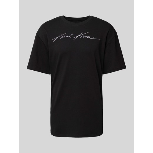 T-shirt z wyhaftowanym logo ze sklepu Peek&Cloppenburg  w kategorii T-shirty męskie - zdjęcie 170728454