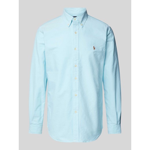 Koszula casualowa o kroju slim fit z kołnierzykiem typu button down ze sklepu Peek&Cloppenburg  w kategorii Koszule męskie - zdjęcie 170728513
