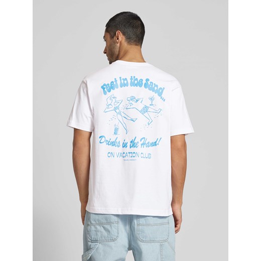 T-shirt z okrągłym dekoltem model ‘Beach Day’ On Vacation L Peek&Cloppenburg 