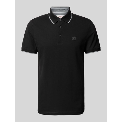 Koszulka polo z detalem z logo ze sklepu Peek&Cloppenburg  w kategorii T-shirty męskie - zdjęcie 170728894