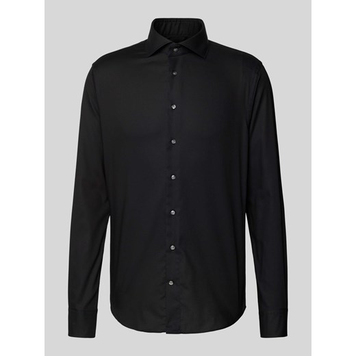 Koszula biznesowa o kroju slim fit z kołnierzykiem typu cutaway ze sklepu Peek&Cloppenburg  w kategorii Koszule męskie - zdjęcie 170728960