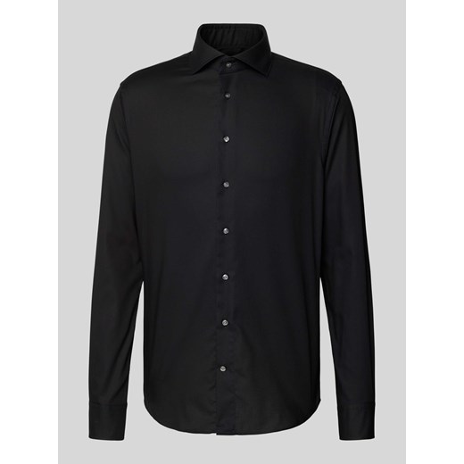 Koszula biznesowa o kroju slim fit z diagonalu ze sklepu Peek&Cloppenburg  w kategorii Koszule męskie - zdjęcie 170728960