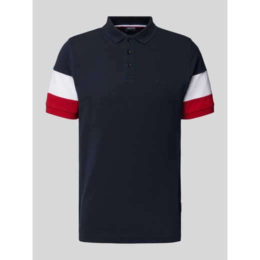 Koszulka polo z paskami w kontrastowym kolorze ze sklepu Peek&Cloppenburg  w kategorii T-shirty męskie - zdjęcie 170729061