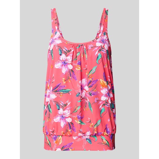 Top tankini o kroju oversized z kwiatowym wzorem ze sklepu Peek&Cloppenburg  w kategorii Stroje kąpielowe - zdjęcie 170729074