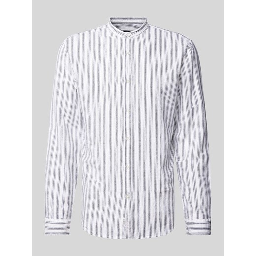 Koszula casualowa o kroju tailored fit ze wzorem w paski ze sklepu Peek&Cloppenburg  w kategorii Koszule męskie - zdjęcie 170729214