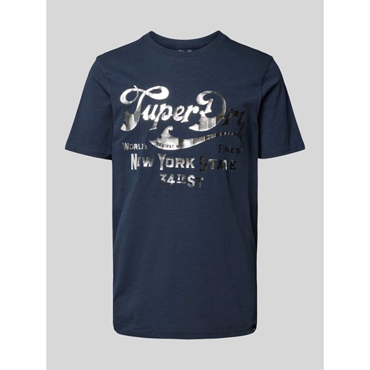 T-shirt z nadrukiem z logo model ‘METALLIC WORKWEAR’ ze sklepu Peek&Cloppenburg  w kategorii T-shirty męskie - zdjęcie 170729222