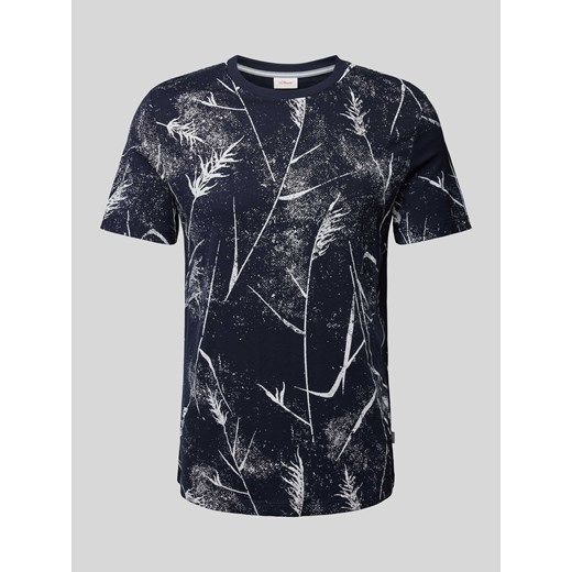 T-shirt z kwiatowym wzorem ze sklepu Peek&Cloppenburg  w kategorii T-shirty męskie - zdjęcie 170729342