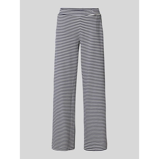 Spodnie ze wzorem w paski i elastycznym pasem ze sklepu Peek&Cloppenburg  w kategorii Spodnie damskie - zdjęcie 170729792