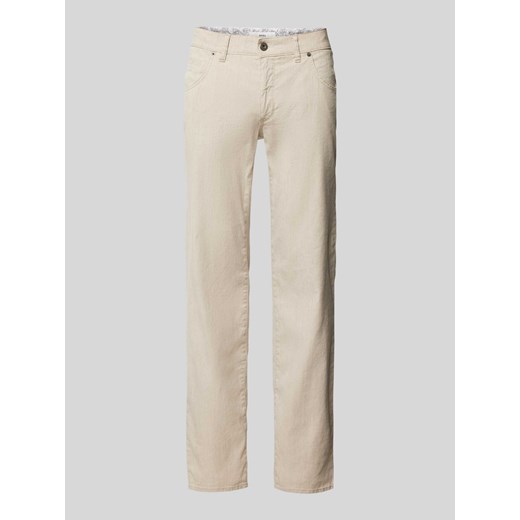 Spodnie w jednolitym kolorze model ‘CADIZ’ ze sklepu Peek&Cloppenburg  w kategorii Spodnie męskie - zdjęcie 170729892