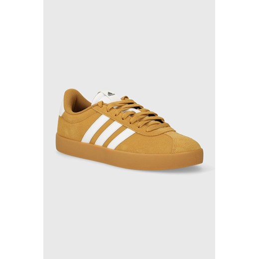 adidas sneakersy zamszowe VL COURT 3.0 kolor żółty ID9183 44 ANSWEAR.com