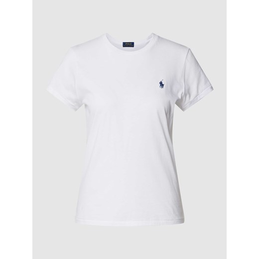 T-shirt z wyhaftowanym logo ze sklepu Peek&Cloppenburg  w kategorii Bluzki damskie - zdjęcie 170737232
