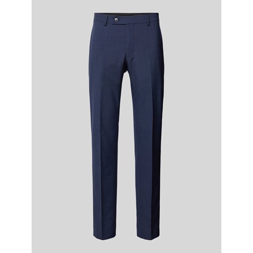 Spodnie do garnituru o kroju slim fit w kant ze sklepu Peek&Cloppenburg  w kategorii Spodnie męskie - zdjęcie 170737393