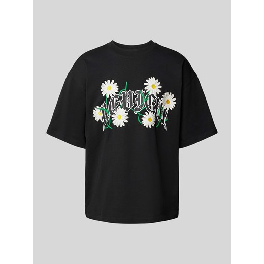 T-shirt z nadrukiem z logo i motywem ze sklepu Peek&Cloppenburg  w kategorii T-shirty męskie - zdjęcie 170737400
