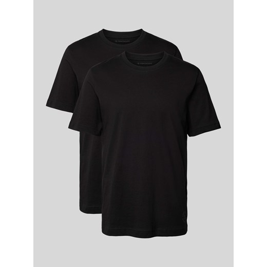 T-shirt w jednolitym kolorze w zestawie 2 szt. ze sklepu Peek&Cloppenburg  w kategorii T-shirty męskie - zdjęcie 170737404