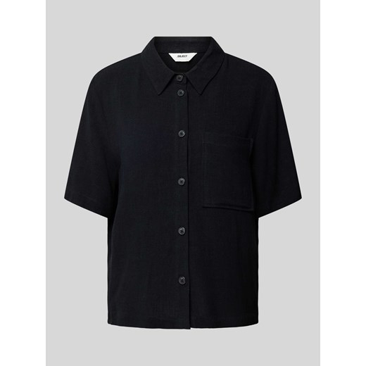Bluzka z nakładaną kieszenią na piersi model ‘SANNE’ ze sklepu Peek&Cloppenburg  w kategorii Koszule damskie - zdjęcie 170737412