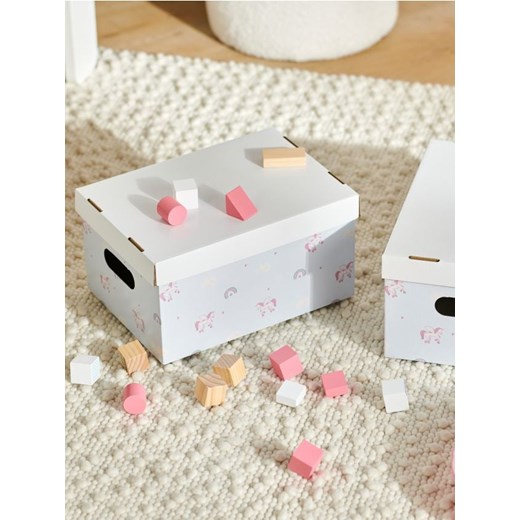 Sinsay - Pudełka do przechowywania 2 pack - różowy ze sklepu Sinsay w kategorii Kosze i pudełka na zabawki - zdjęcie 170738033