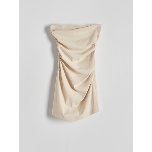 Reserved - Sukienka mini - beżowy Reserved XS Reserved