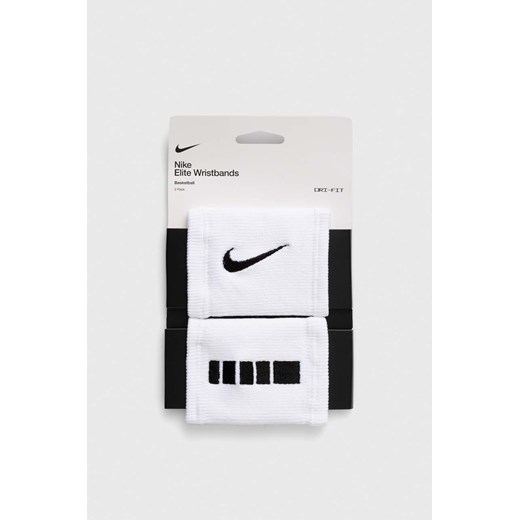 Nike opaski na nadgarstek 2-pack kolor biały ze sklepu ANSWEAR.com w kategorii Dodatki męskie - zdjęcie 170739453