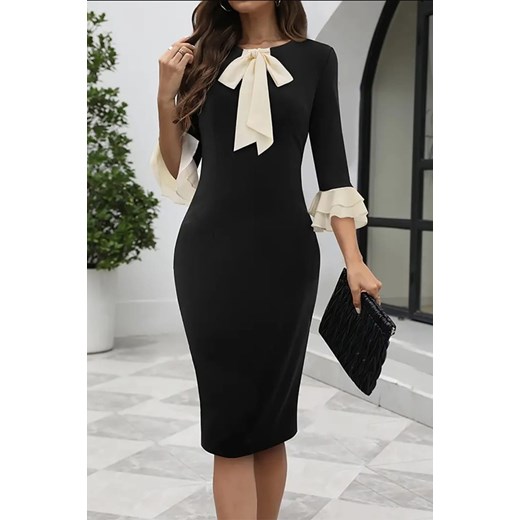 Sukienka DROMELDA BLACK ze sklepu Ivet Shop w kategorii Sukienki - zdjęcie 170739771