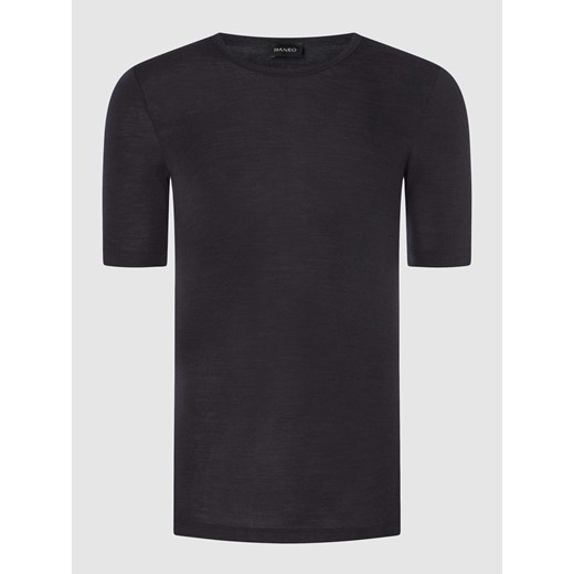 T-shirt z mieszanki wełny merino i jedwabiu ze sklepu Peek&Cloppenburg  w kategorii T-shirty męskie - zdjęcie 170740123
