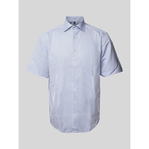 Koszula biznesowa o kroju comfort fit z rękawem o dł. 1/2 ze sklepu Peek&Cloppenburg  w kategorii Koszule męskie - zdjęcie 170740130