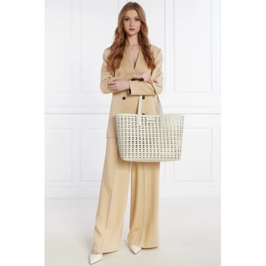 Shopper bag Hugo Boss ze skóry ekologicznej