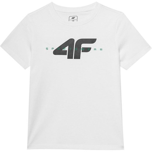 T-shirt chłopięce biały 4F 