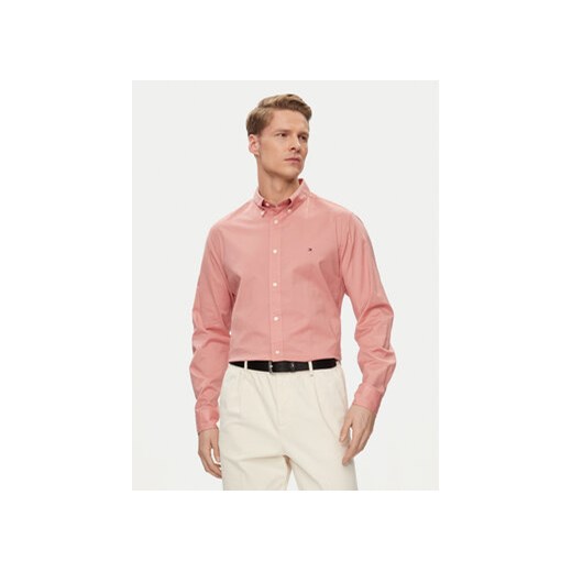 Tommy Hilfiger Koszula MW0MW30934 Różowy Regular Fit ze sklepu MODIVO w kategorii Koszule męskie - zdjęcie 170743972