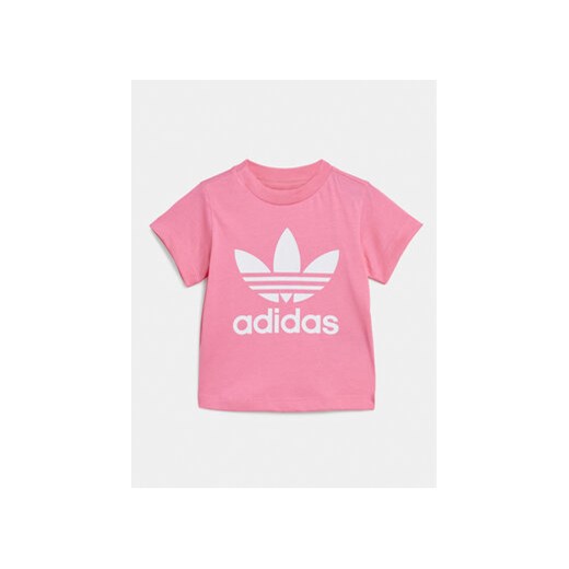 adidas T-Shirt adicolor Trefoil IR6801 Różowy Regular Fit ze sklepu MODIVO w kategorii Koszulki niemowlęce - zdjęcie 170744862