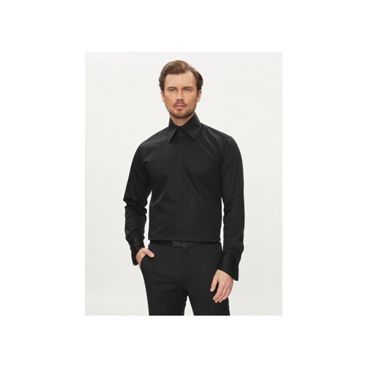 KARL LAGERFELD Koszula 605008 Czarny Slim Fit ze sklepu MODIVO w kategorii Koszule męskie - zdjęcie 170744941
