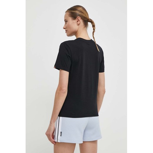 Ellesse t-shirt bawełniany damski kolor czarny Ellesse L ANSWEAR.com