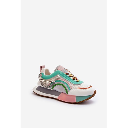 Sneakersy Z Ozdobą Damskie Multikolor GOE NN2N4048 Goe 39 ZAZOO