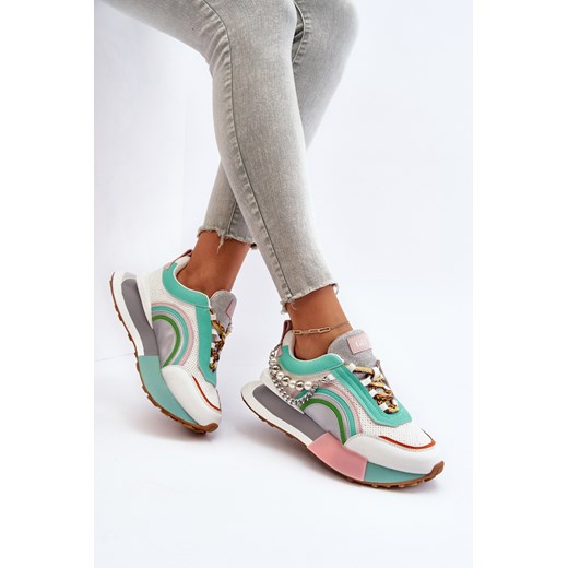 Sneakersy Z Ozdobą Damskie Multikolor GOE NN2N4048 Goe 39 ZAZOO