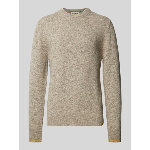 Sweter z dzianiny z efektem melanżu ze sklepu Peek&Cloppenburg  w kategorii Swetry męskie - zdjęcie 170749391