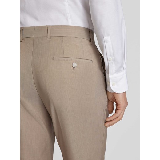 Spodnie materiałowe o kroju regular fit z detalem z logo model ‘Genius’ 94 Peek&Cloppenburg 