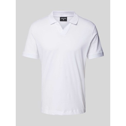 Koszulka polo z fakturowanym wzorem model ‘Clark’ ze sklepu Peek&Cloppenburg  w kategorii T-shirty męskie - zdjęcie 170749611