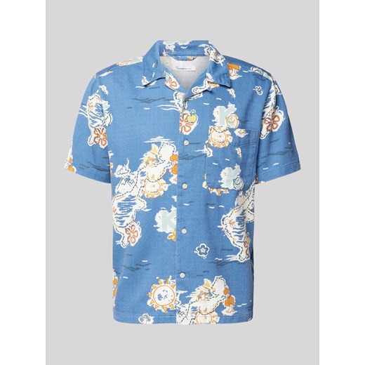Koszula casualowa o kroju regular fit z listwą guzikową ze sklepu Peek&Cloppenburg  w kategorii Koszule męskie - zdjęcie 170749674