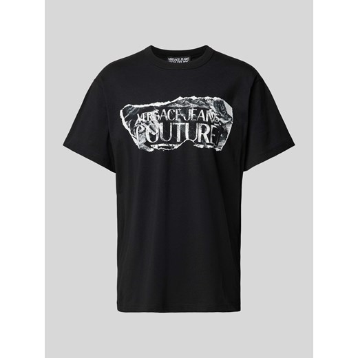 T-shirt z nadrukiem z logo ze sklepu Peek&Cloppenburg  w kategorii T-shirty męskie - zdjęcie 170749750