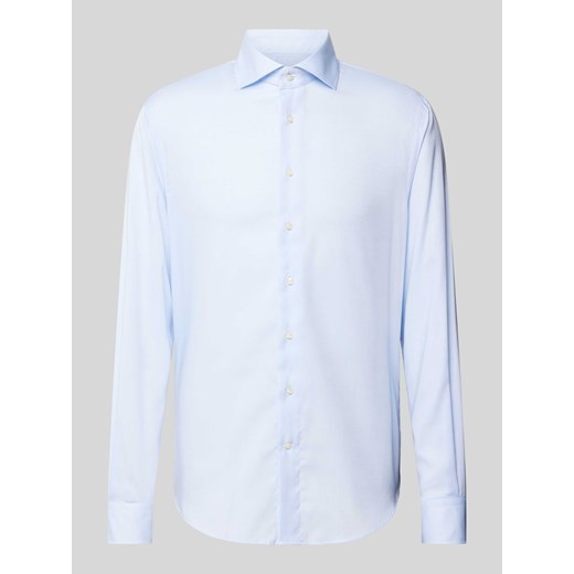 Koszula biznesowa o kroju slim fit z kołnierzykiem typu cutaway ze sklepu Peek&Cloppenburg  w kategorii Koszule męskie - zdjęcie 170749754