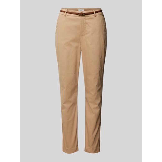 Spodnie materiałowe o skróconym kroju slim fit model ‘DAYS’ ze sklepu Peek&Cloppenburg  w kategorii Spodnie damskie - zdjęcie 170749791