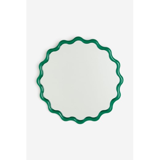 H & M - Wavy mirror - Zielony ze sklepu H&M w kategorii Lustra - zdjęcie 170749832