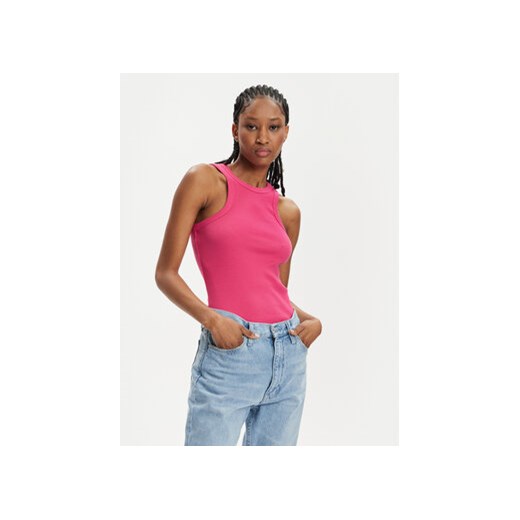 Noisy May Top Maya 27020871 Różowy Slim Fit ze sklepu MODIVO w kategorii Bluzki damskie - zdjęcie 170752334