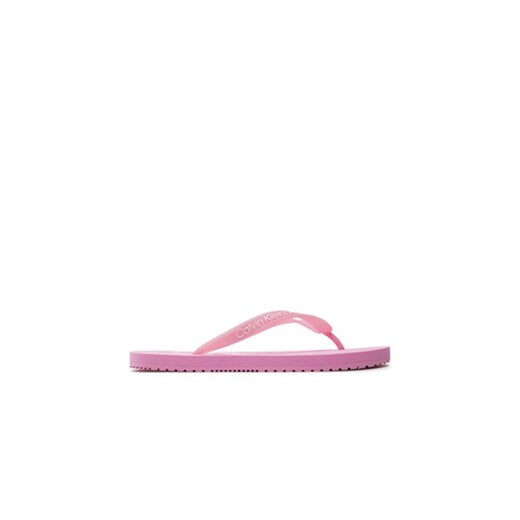 Calvin Klein Jeans Japonki Beach Sandal Monologo Tpu YW0YW01246 Różowy ze sklepu MODIVO w kategorii Klapki damskie - zdjęcie 170752393