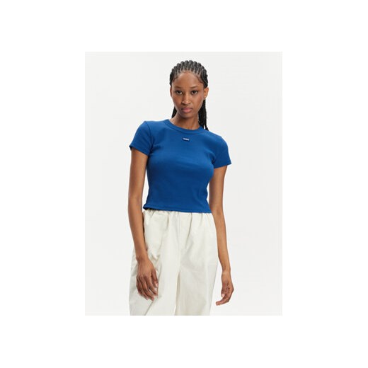 Hugo T-Shirt Baby 50510749 Niebieski Slim Fit ze sklepu MODIVO w kategorii Bluzki damskie - zdjęcie 170752421