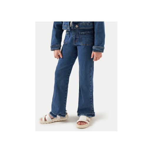 Mayoral Jeansy 06510 Niebieski Regular Fit ze sklepu MODIVO w kategorii Spodnie dziewczęce - zdjęcie 170752684