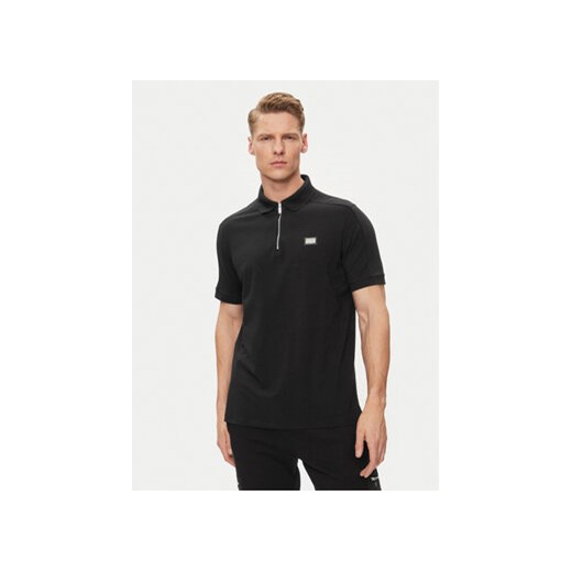 KARL LAGERFELD Polo 745030 542221 Czarny Regular Fit ze sklepu MODIVO w kategorii T-shirty męskie - zdjęcie 170752910
